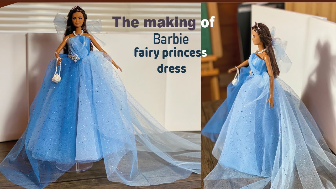 barbie fairy dress up Barbie A Fairy Secret Barbie Gown Cosplay Costume – Rainybear main image 1