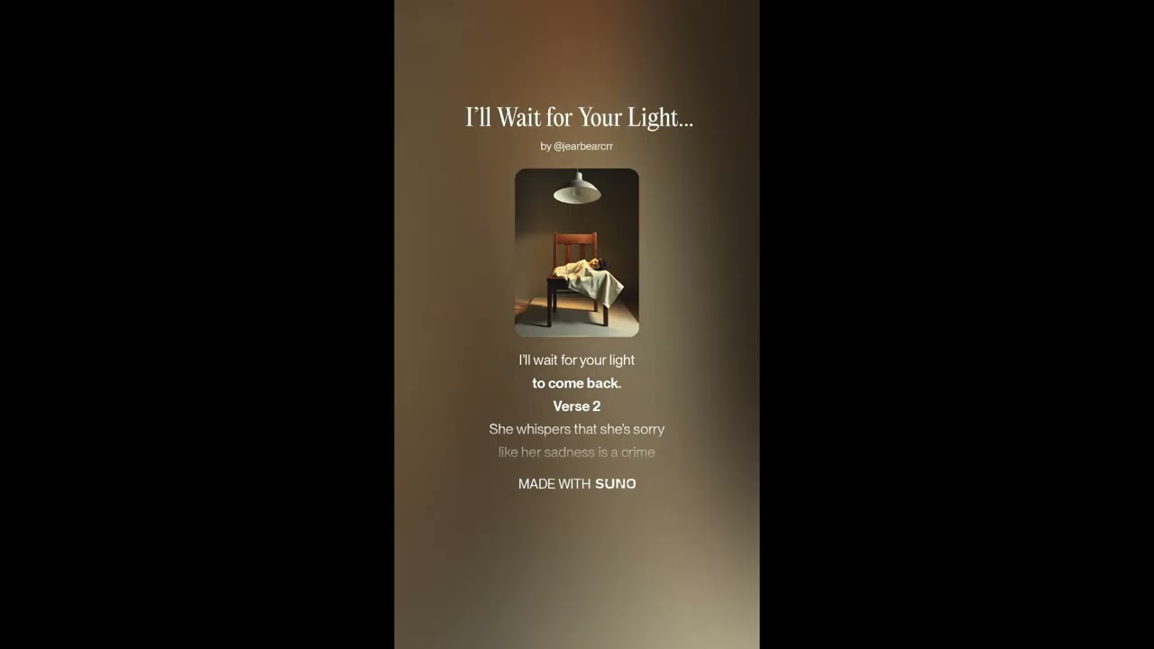 I’ll Wait for Your Light to Come Back