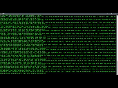 How to make a matrix effect in Batch
