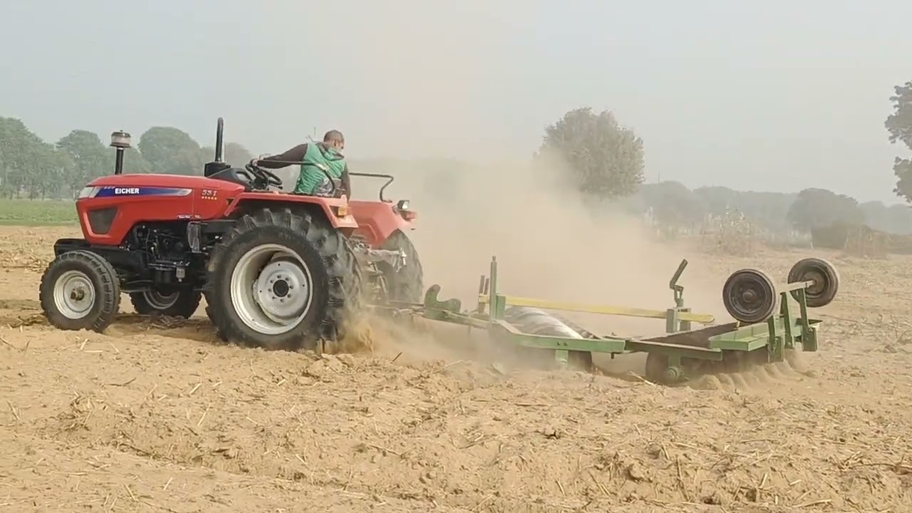 best performance 551 S+ HLM 12+3 WITH 8*8 HARROW ग्राहक की फर्माइश पे लिफ्ट में डालकर चलाया।