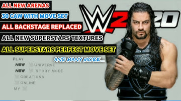 WWE 2K20 PSP Patch Mod For 2K19 GamerNafZ V1.49 By Triple S Technical