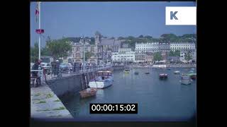 Torquay Harbour, Fishing Boats, 1950s, 1960s UK HD from 35mm