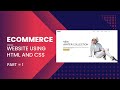 Build Ecommerce Website Using HTML And CSS part1 | @creativetutorial69 #ecommerce @OnlineTutorialsYT