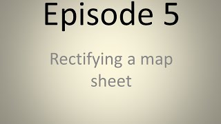 Episode 5 - Rectifying a sheet using Mapwarper net Wealth