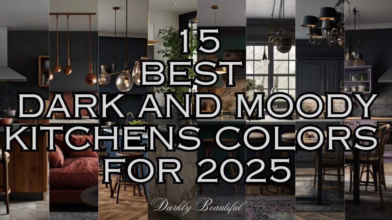 15 лучших цветов для темной и мрачной кухни | Идеи дизайна мрачной кухни