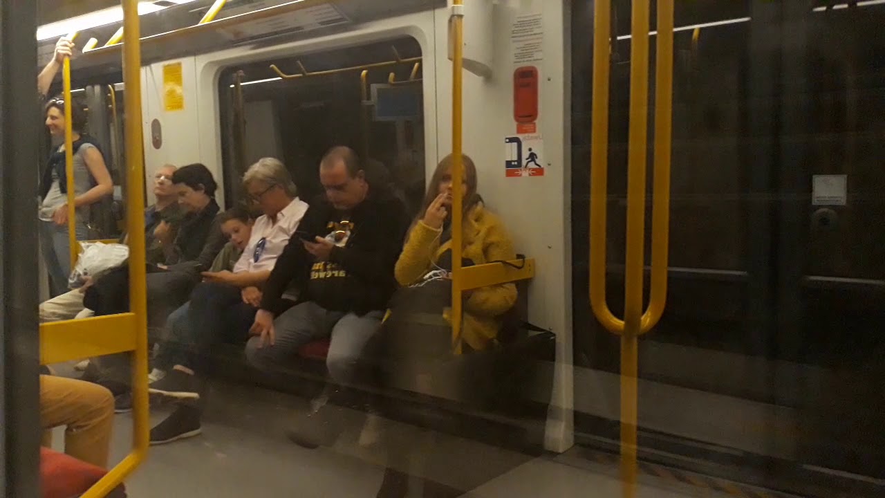 Metro Warszawa linia M1 Centrum - Kabaty