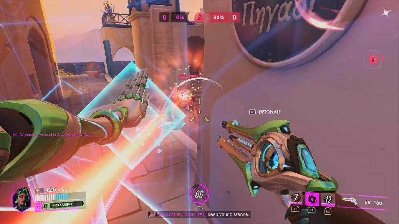 Overwatch_2 Domina play and Dva