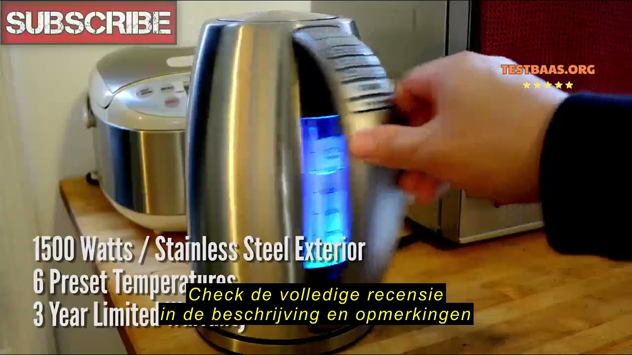 Review Cuisinart CPK17E Multi-Temp Waterkoker, 4 Temperatuurinstellingen [85-100°C], LCD-Scherm, Ext