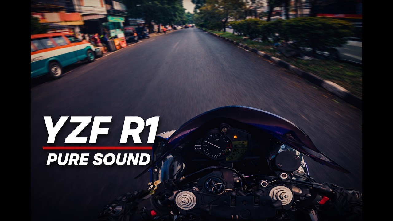 Chill Gas Run on a 2011 YZF-R1 | PURE SOUND | 4K