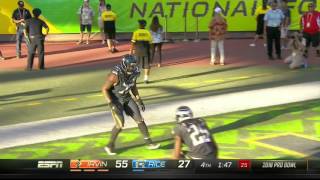 Michael Bennett Sprints 57 Yards for an ALMOST TD! | Rice vs. Irvin | NFL Pro Bowl 2016