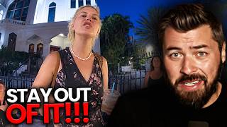 Nosy Woman Picks the Wrong Situation to Get Involved In