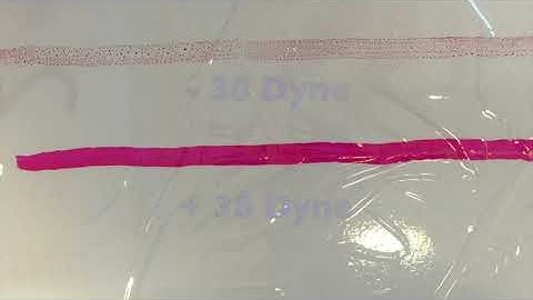 Surface Modification with Mini Corona and test with Dyne Pens by Boussey Control Europe