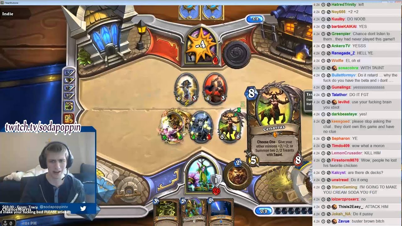 Hearthstone Beta w/ live stream chat
