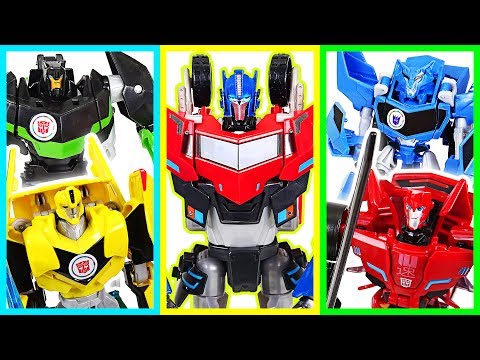 Thumbnail for Transfomers : RID! Defeat the dinosaurs! Optimus Prime, Bumblebee, Grimlock! - DuDuPopTOY