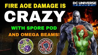 DCUO Do More Damage Fire Aoe Loadout Updated With Spore Pod Iconic Ability 2025