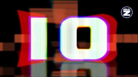 HD #Glitch #Countdown - #Numbers 10 to 0  計時器 ⏱ Conto alla rovescia da 10 a 0