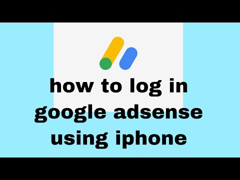 HOW TO LOG IN GOOGLE ADSENSE USING IPHONE