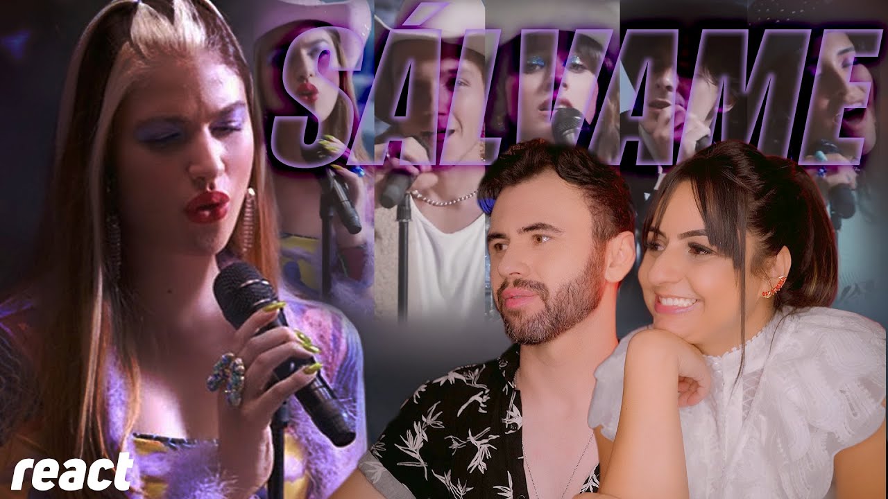 (React) Sálvame (versão em português) | Rebelde | Netflix ft. prof. de canto Grasiela Santos