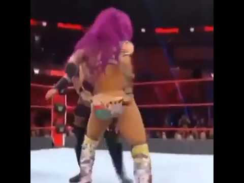 Sasha Banks Wardrobe Malfunction