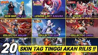 Download Lagu BOCORAN 20 SKIN BARU TAG TINGGI !! NARUTO 2.0, LEGEND KAGURA, SKIN GALACTIC, SKIN TITAN COLLECTOR MP3