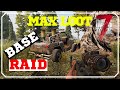 Max loot hidden base raid | 7 days to die alpha 17 pvp raiding