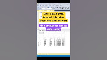 How to find all the employees having same salary #shorts #sql #coding #sqlqueries #dataanalytics