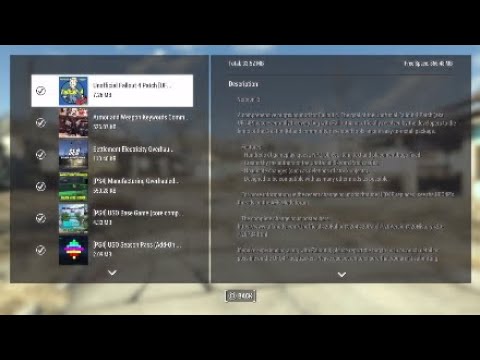 Fallout 4 PS4 - Mod Load Order 2021 (Creation club causes 0kb glitch ...
