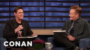 Jim Carrey & Conan Sketch Each Other | CONAN on TBS