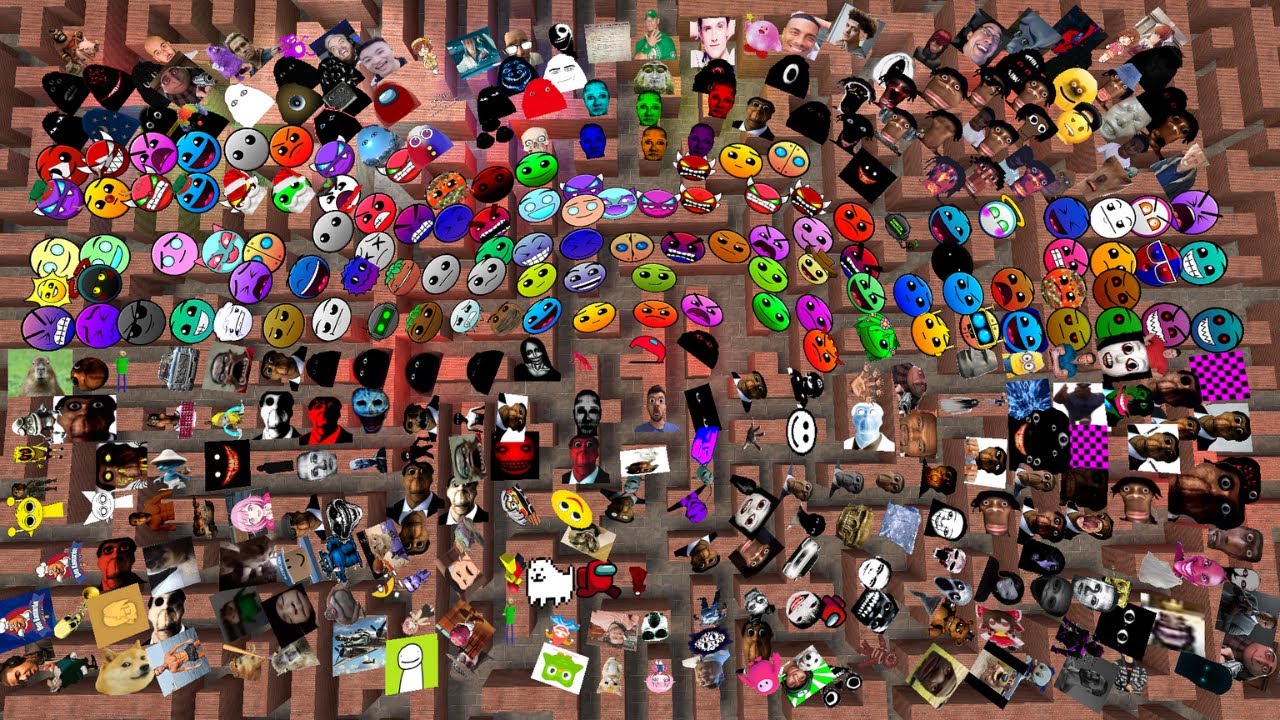 BALDI ANGRY MUNCI COLOR SLENE DELGADO AND UNLIMITED NEXTBOTS 