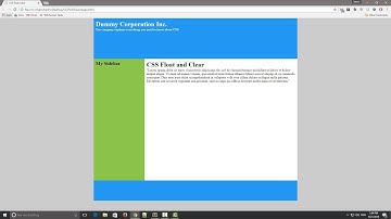 CSS Float and Clear Tutorial