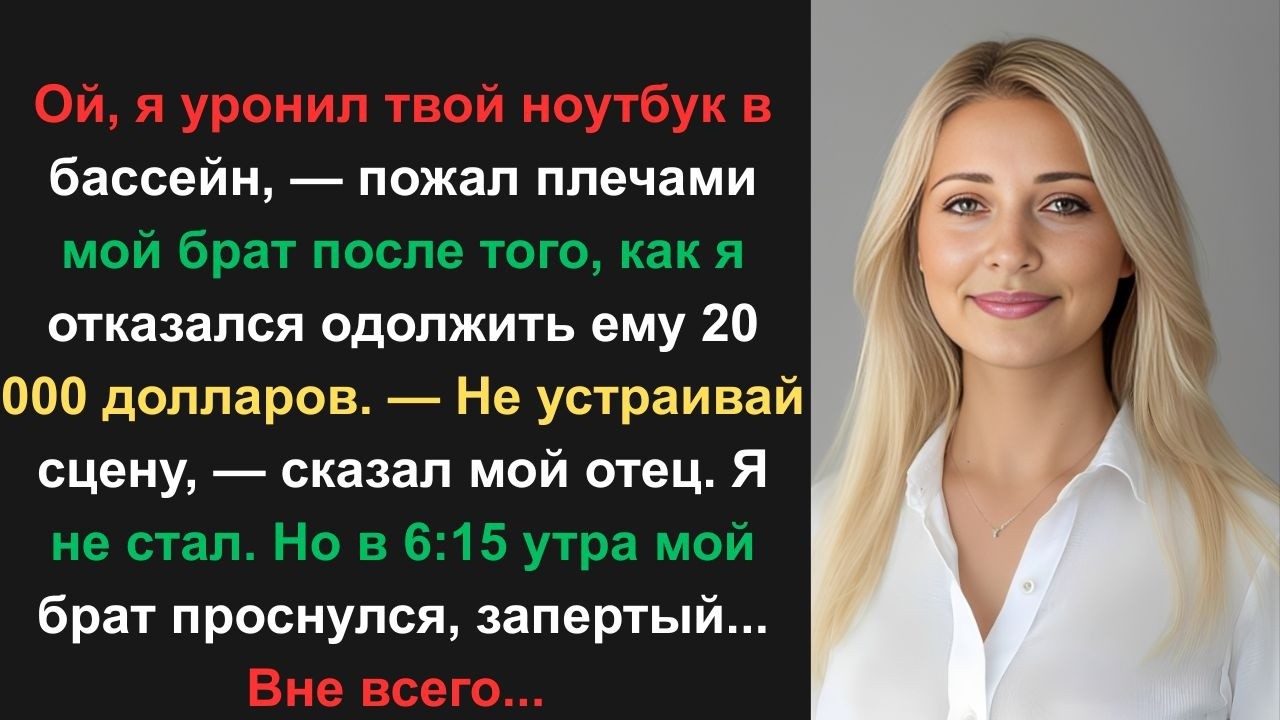Мой брат уничтожил мой ноутбук после того, как я отказал ему в 20 000 долларов.