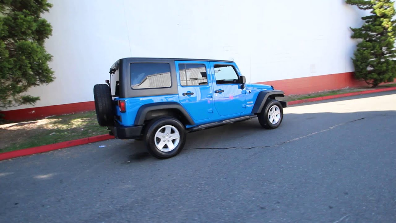 11 Jeep Wrangler Unlimited Sport Cosmos Blue Bl Redmond Seattle Youtube