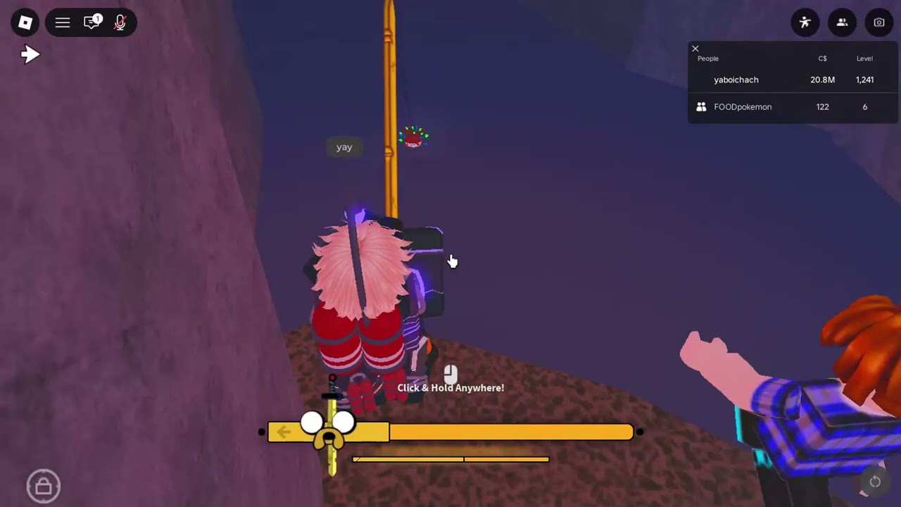 playing fisch with my step bro  (he's a noob)