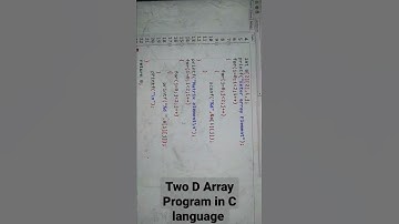 Two D Array program in C language | 2D Array program in C | Preeti Gyan Academy