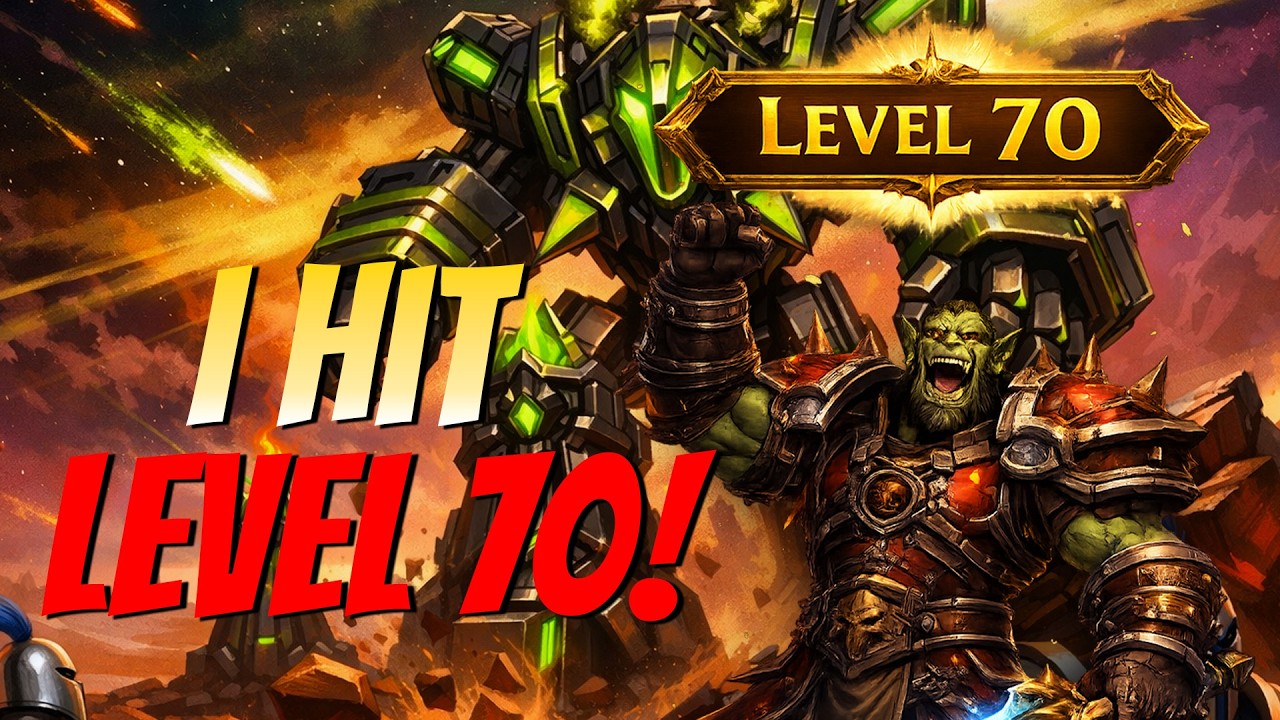 I HIT LEVEL 70 IN TBC ANNIVERSARY (FULL 60–70 JOURNEY)