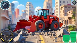 🏗️ City Road Construction Simulator 2025 | Road Roller & Excavator Gameplay 🚧 screenshot 4