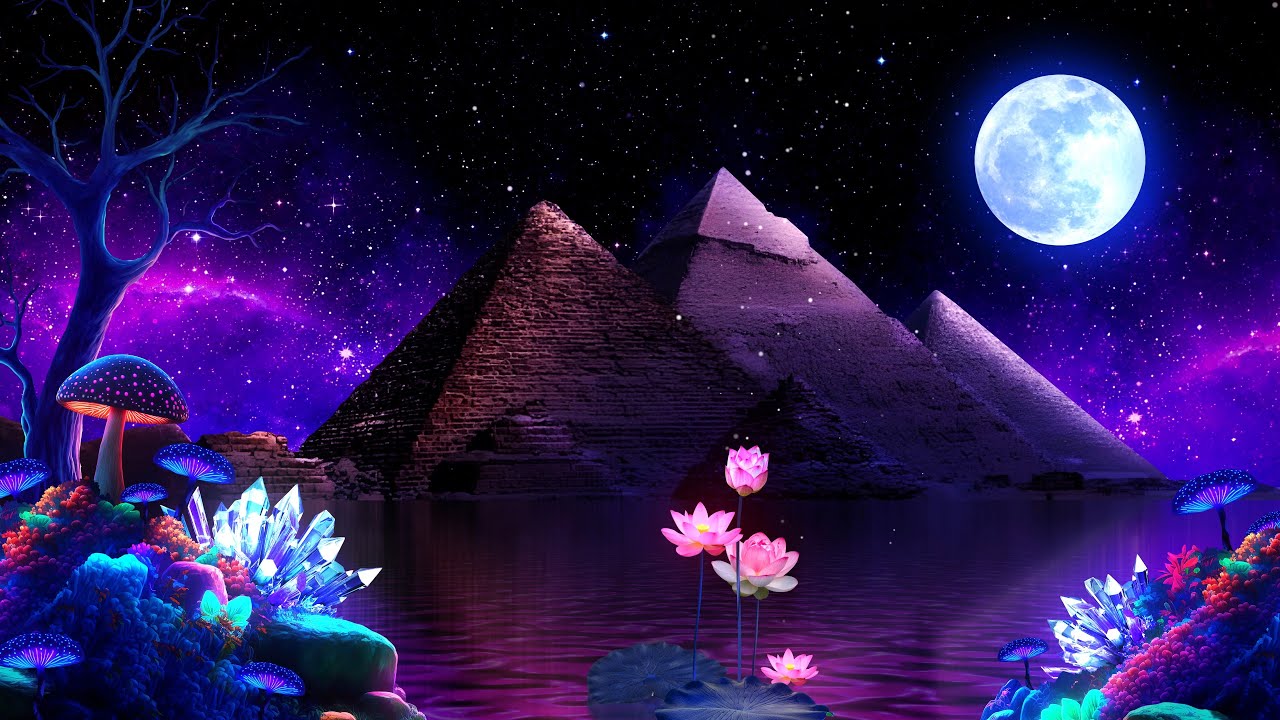 Magical Night 💜Calming Mystical Sleep Music 🎵 Fall Asleep In Under 5 Minutes