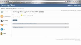 Install OpenVBX wth Standing Cloud