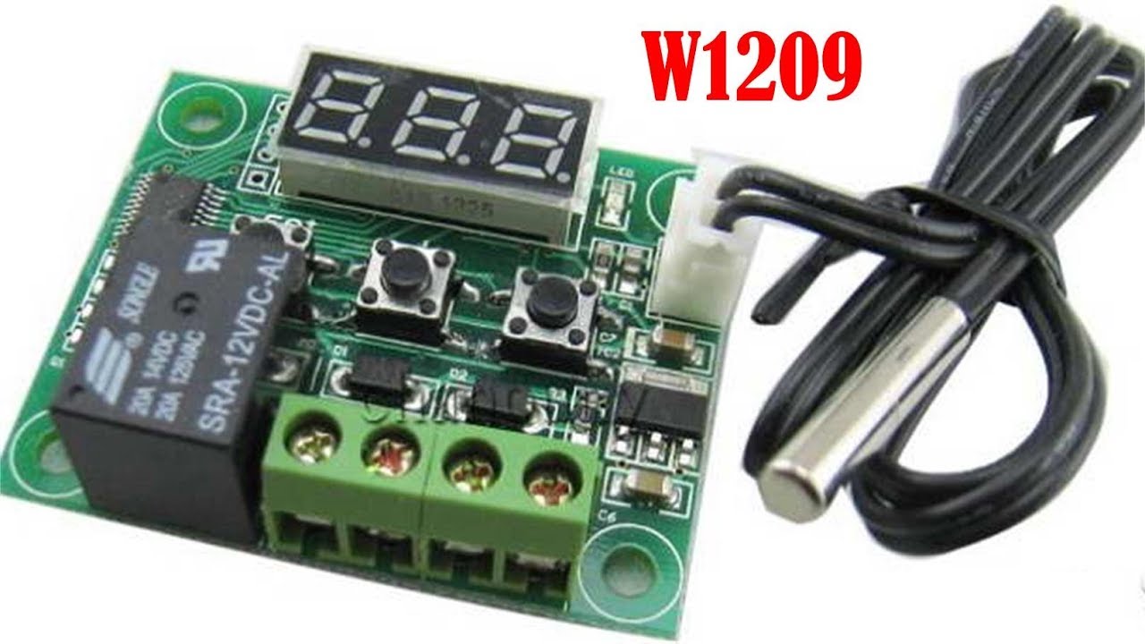 Термостат W1209 (Настройка гистерезиса на охлаждение)