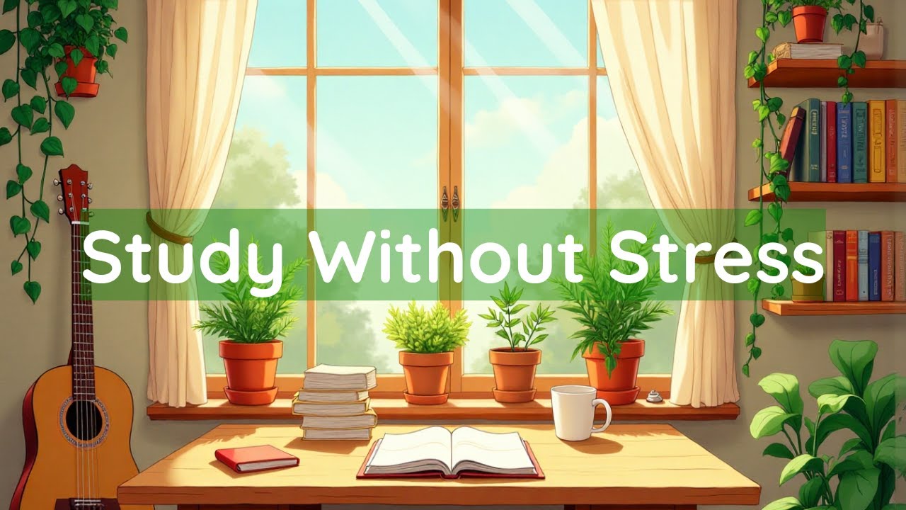 Chill Acoustic LoFi • Study Without Stress • Cozy Background Music ...