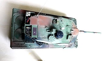 Test mode on Tamiya Leopard 2A6