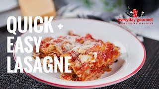 Quick n Easy Lasagne | Everyday Gourmet S7 E54 Easy Curry Sauce Everyday Gourmet S7 E54