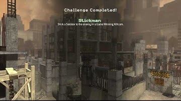 MW3 "Stickman?" Finishing Move Challenge Glitch