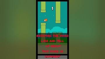 creating flappy bird game in python | I have created flappy bird game in python #shorts