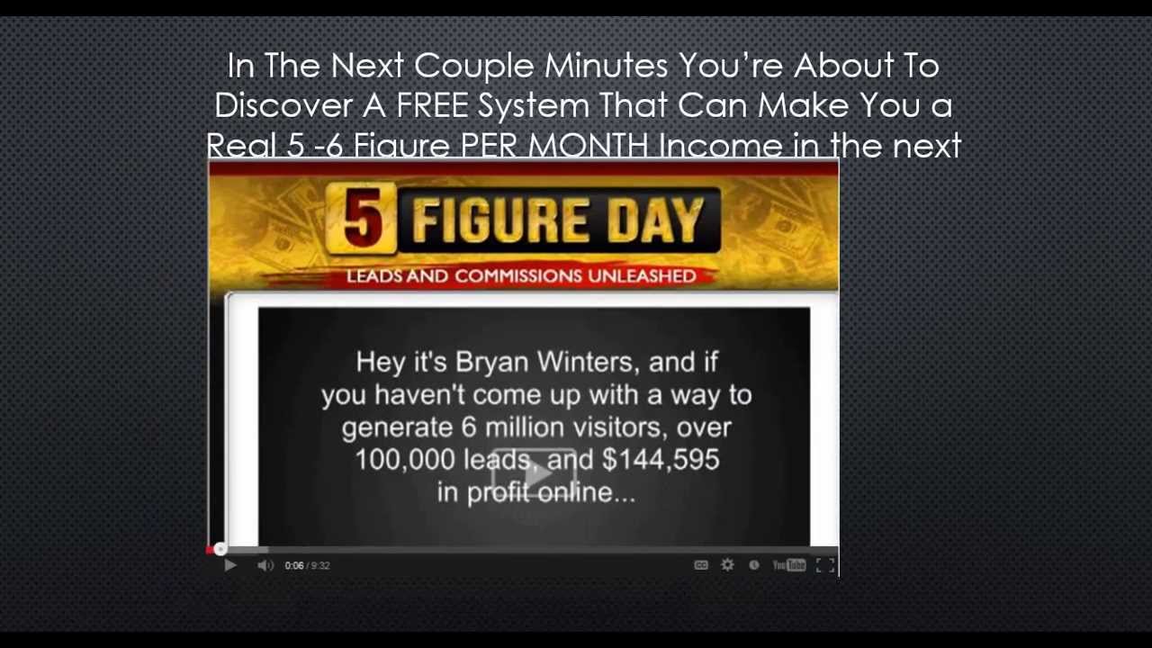 5 Figure Day Bryan Winters [SCAM] Honest 5 Figure Day Review