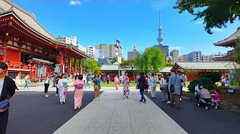 Walking Asakusa Tokyo Japan 4K HDR