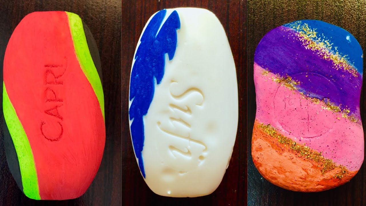 Soft Soap Cutting ASMR | Relaxing Sounds |  Satisfying ASMR Video | 42 | Subscribe Please.