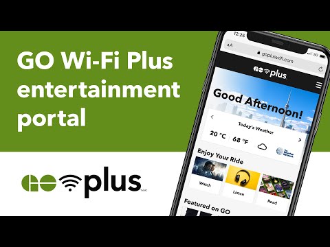 Connect to Wi-Fi on Trains & Busses | Log in to GO Wi-Fi Plus