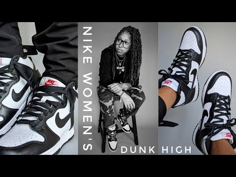 Nike Women's Dunk High Black and White | Comparable to Jordan 1 Twist ...