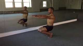 BIkram Yoga Park Slope Utkatasana (Awkward Pose)